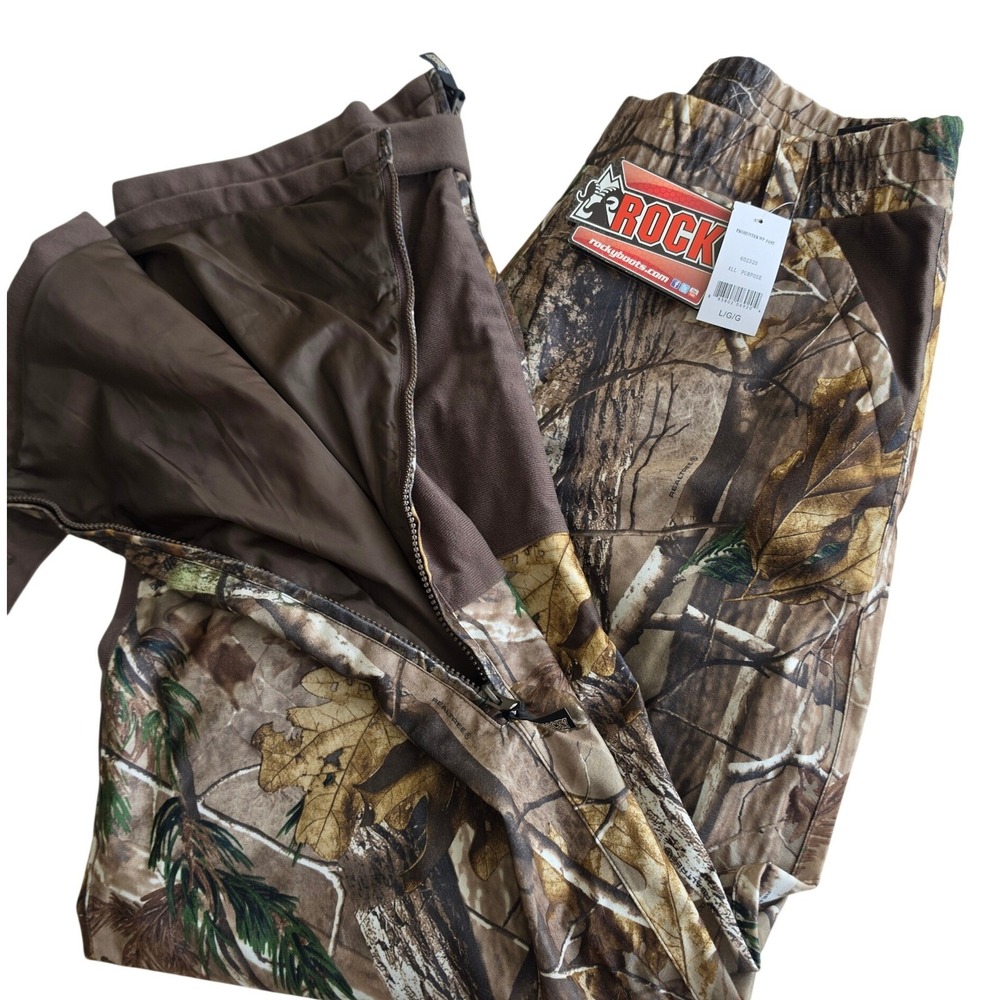 Rocky ProHunter Waterproof Pants Mens Large Realtree AP Camo Hunting 602320 NWT